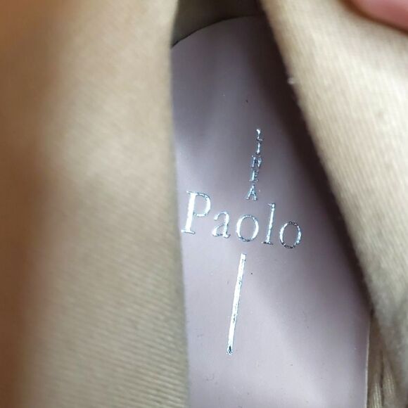 Linea Paolo Trinity Combat Boot in Cream Snake Sz 11 - Picture 12 of 14